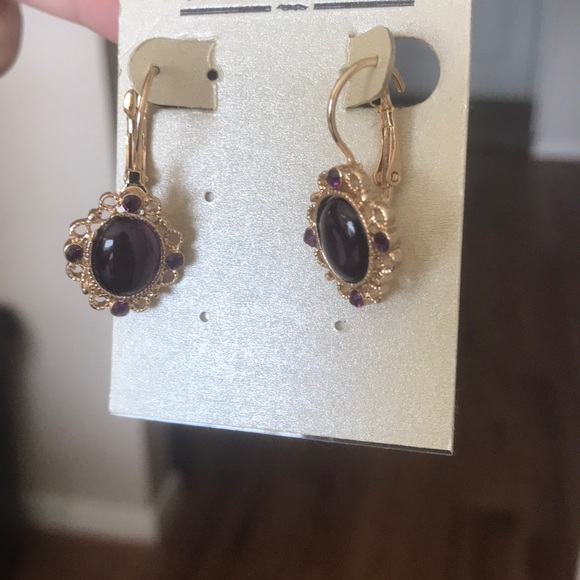 Purple Francesca’s earrings - Picture 2 of 3